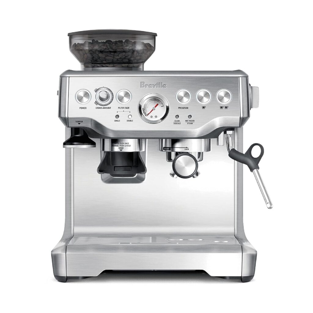 EspressoVista editorial graphic for Breville Barista Express