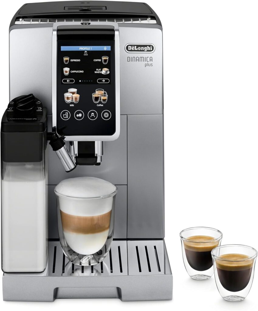EspressoVista editorial graphic for De'Longhi Dinamica Plus