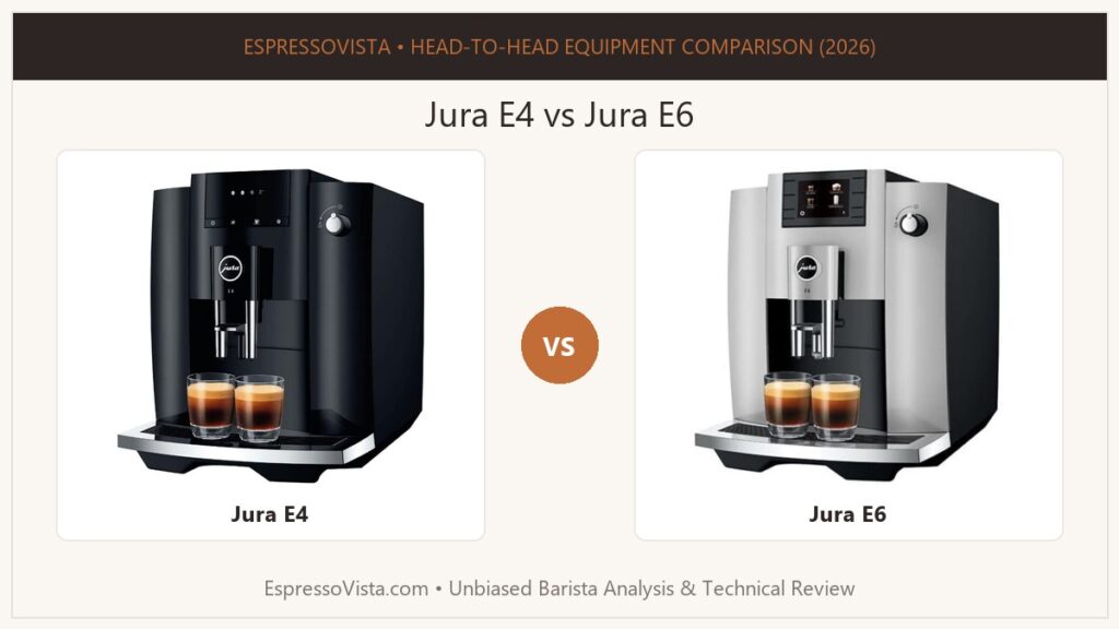 Jura E4 vs Jura E6 comparison